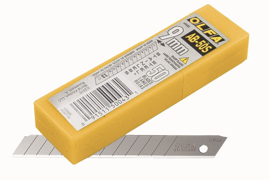 Repuesto Para Navaja Acero Inoxidable Olfa (50 pz)